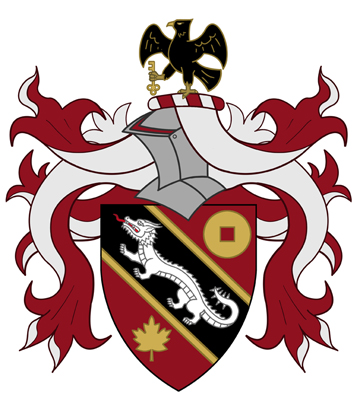 Derwin Mak coat of arms by Tina Olah